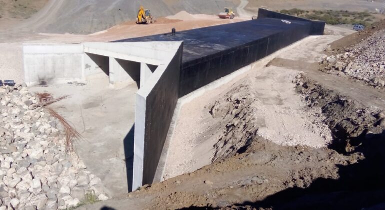 achevement des travaux de construction du dalot de lOued Derdar dans la zone TAC 3 2