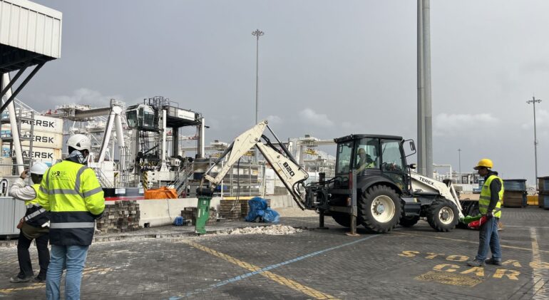 APMT Med Port Tangier TM2 – G: Supply, Installation, Testing & Commissioning of Charging Station & ITT Screens | Chantiers Internationaux Modernes APMT Med Port Tangier TM2 – G Supply Installation Testing Commissioning of Charging Station ITT Screens. 3